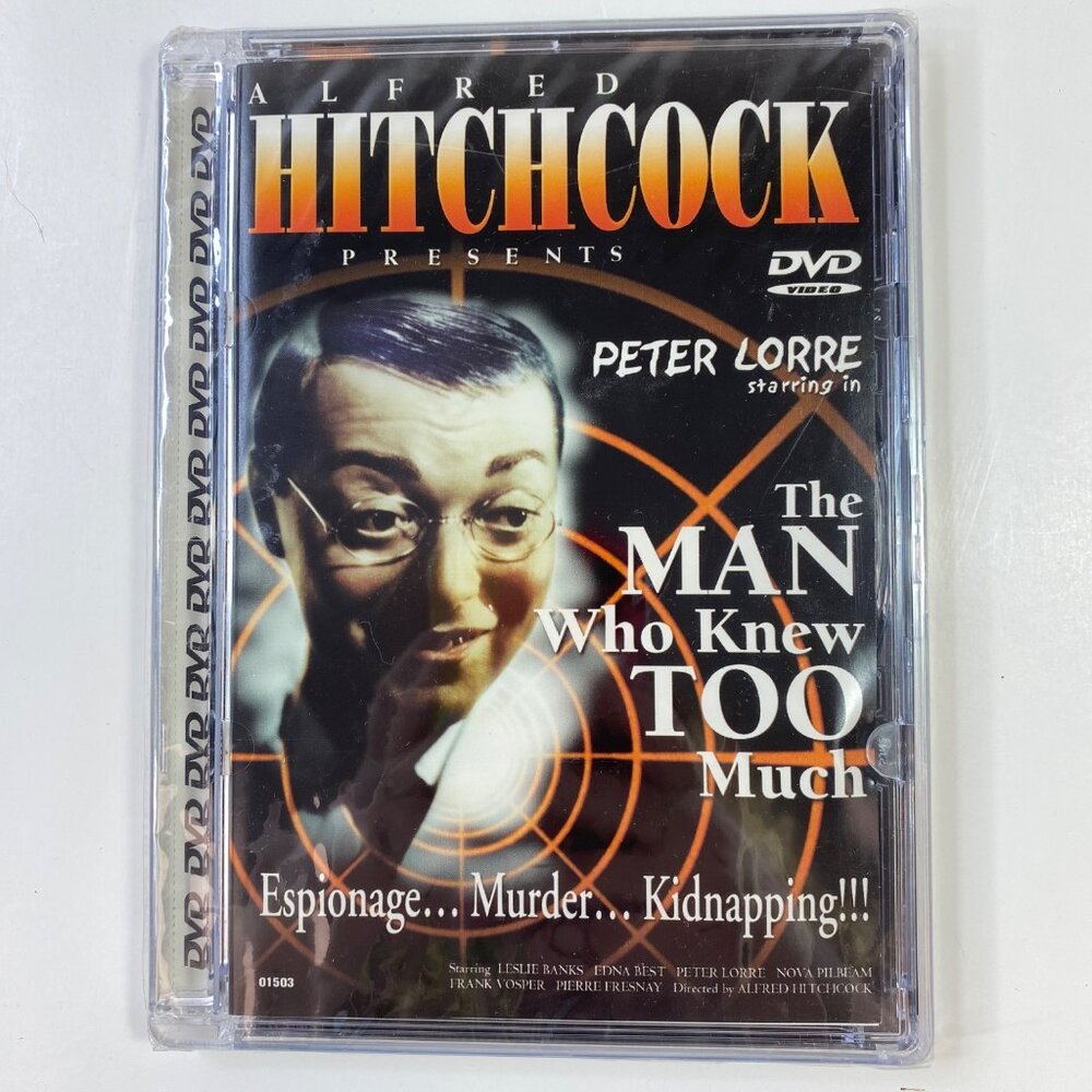 Alfred Hitchcocks The Man Who Knew Too Much 1934 DVD Peter Lorre Spy Thriller